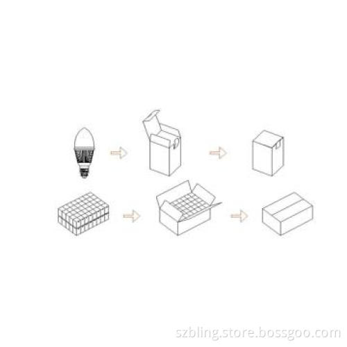 4W  competitive LED candle light,integrating lens for smooth lighting